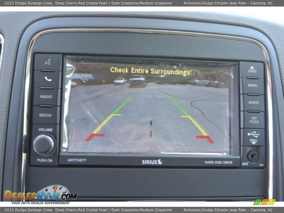 2013 Dodge Durango Crew Deep Cherry Red Crystal Pearl / Dark Graystone/Medium Graystone Photo #12