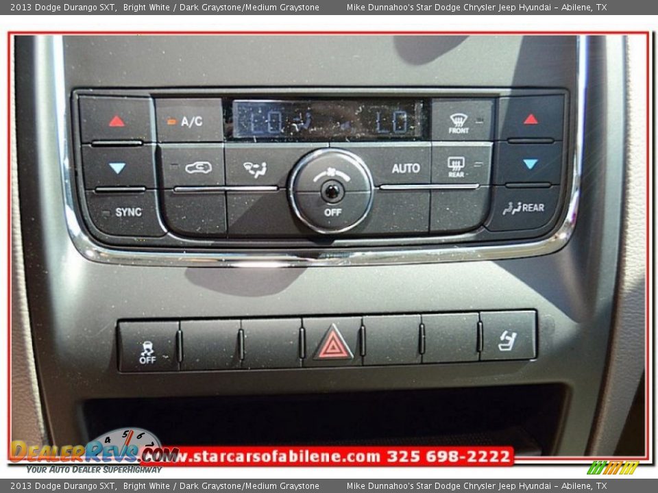 2013 Dodge Durango SXT Bright White / Dark Graystone/Medium Graystone Photo #33