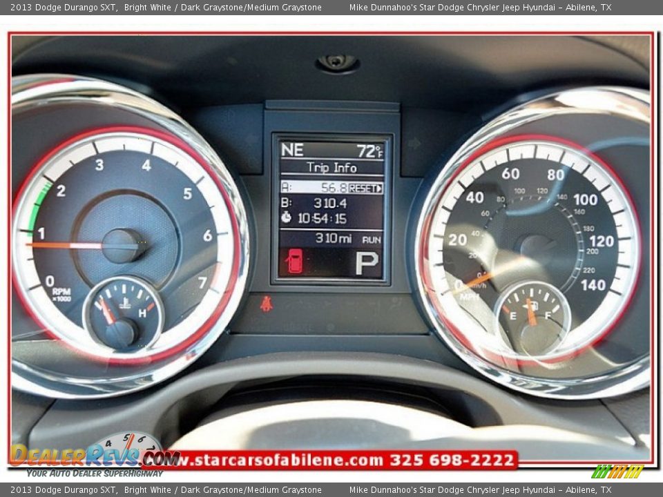 2013 Dodge Durango SXT Bright White / Dark Graystone/Medium Graystone Photo #34