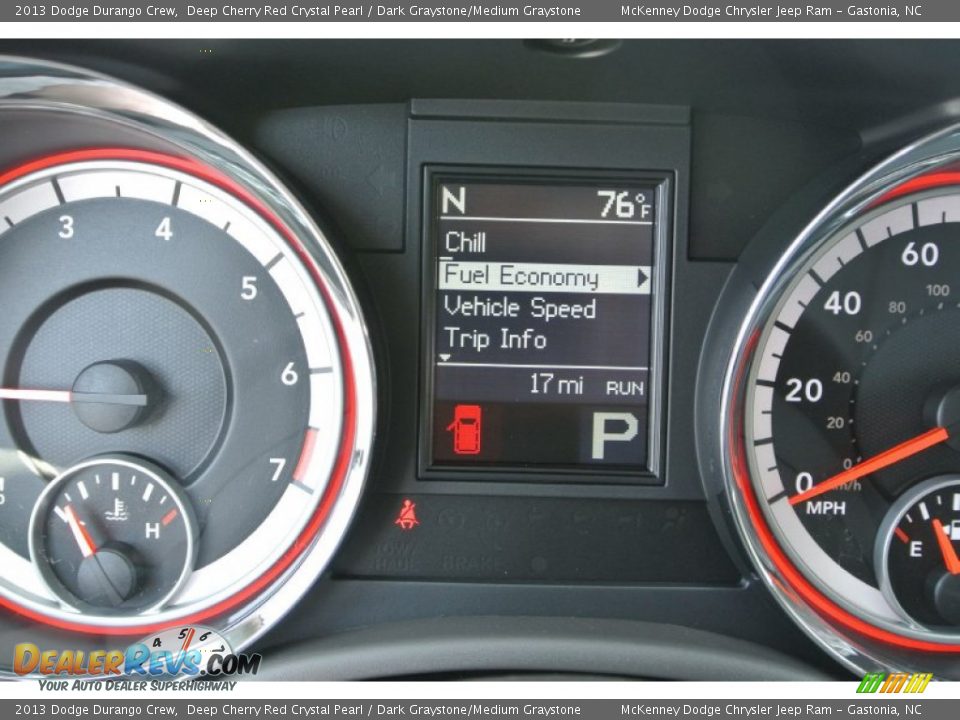 2013 Dodge Durango Crew Deep Cherry Red Crystal Pearl / Dark Graystone/Medium Graystone Photo #15