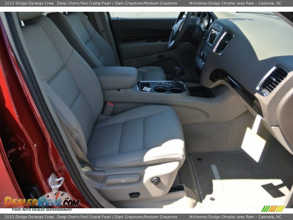 2013 Dodge Durango Crew Deep Cherry Red Crystal Pearl / Dark Graystone/Medium Graystone Photo #19