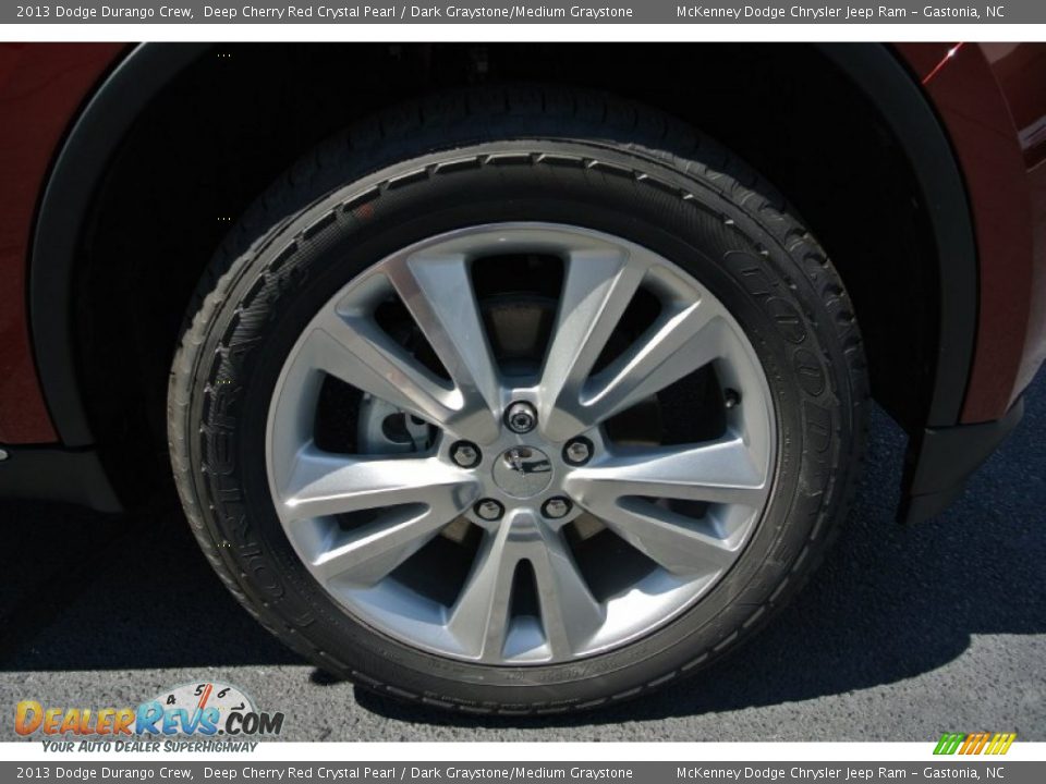 2013 Dodge Durango Crew Deep Cherry Red Crystal Pearl / Dark Graystone/Medium Graystone Photo #21
