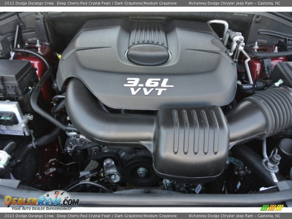 2013 Dodge Durango Crew Deep Cherry Red Crystal Pearl / Dark Graystone/Medium Graystone Photo #22