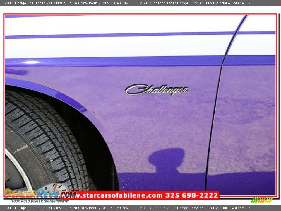 2013 Dodge Challenger R/T Classic Plum Crazy Pearl / Dark Slate Gray Photo #2