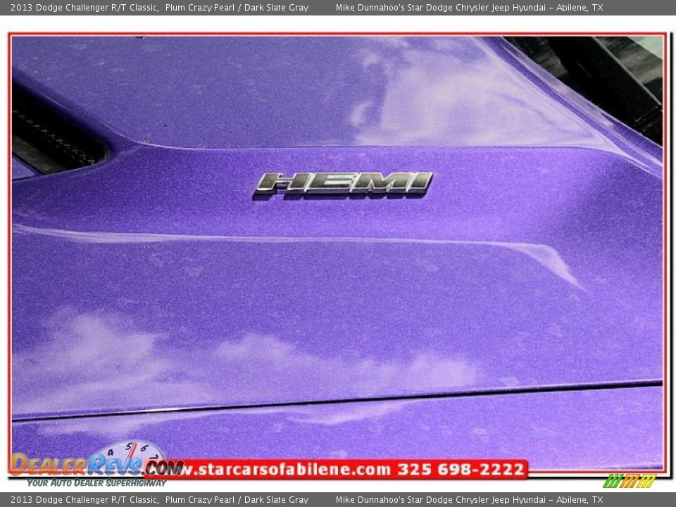 2013 Dodge Challenger R/T Classic Plum Crazy Pearl / Dark Slate Gray Photo #3
