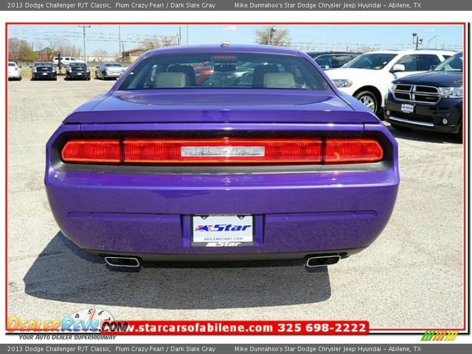 2013 Dodge Challenger R/T Classic Plum Crazy Pearl / Dark Slate Gray Photo #6
