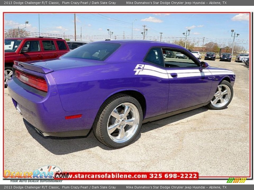 2013 Dodge Challenger R/T Classic Plum Crazy Pearl / Dark Slate Gray Photo #7