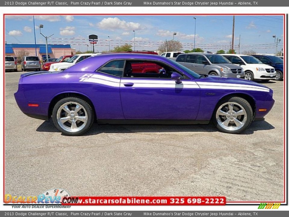 2013 Dodge Challenger R/T Classic Plum Crazy Pearl / Dark Slate Gray Photo #8