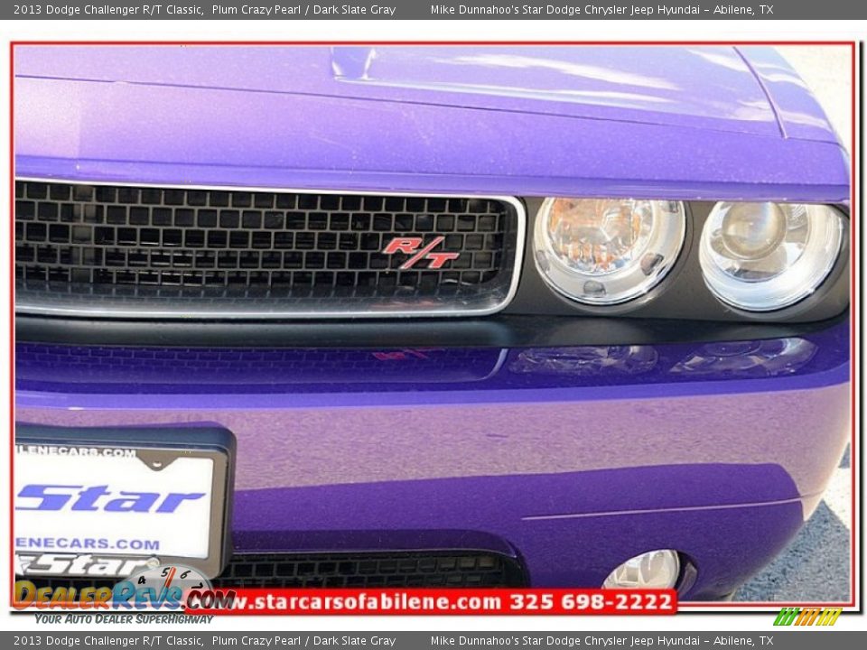 2013 Dodge Challenger R/T Classic Plum Crazy Pearl / Dark Slate Gray Photo #11