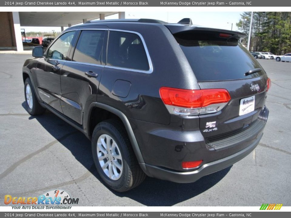 2014 Jeep Grand Cherokee Laredo 4x4 Maximum Steel Metallic / Morocco Black Photo #4