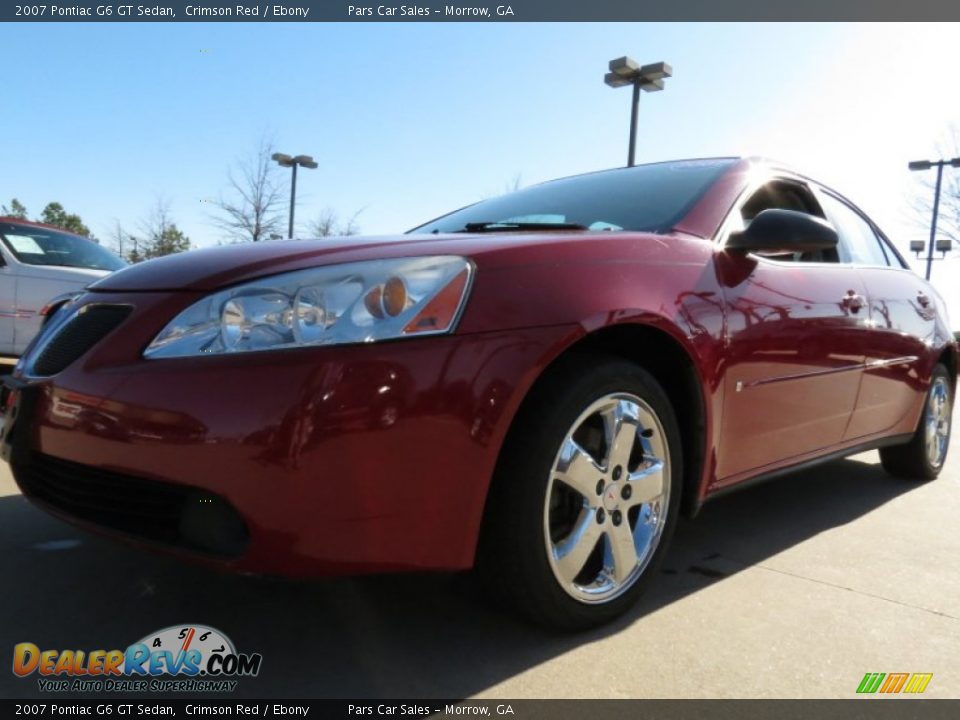 2007 Pontiac G6 GT Sedan Crimson Red / Ebony Photo #1