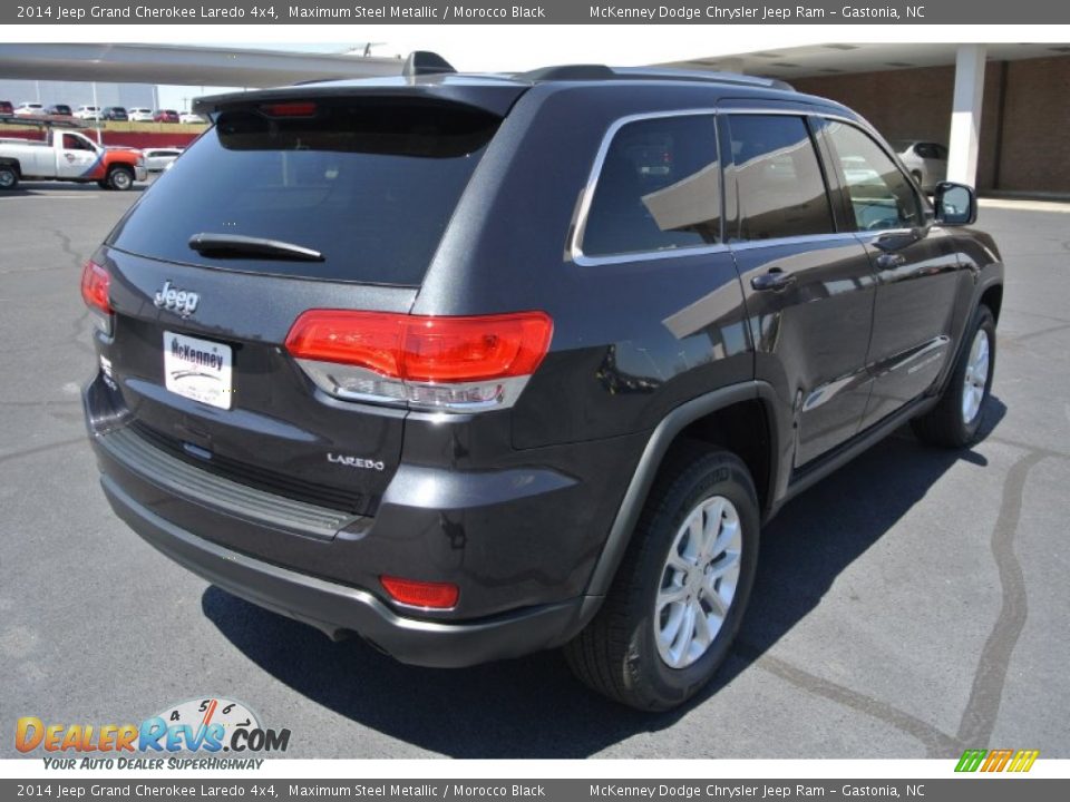 2014 Jeep Grand Cherokee Laredo 4x4 Maximum Steel Metallic / Morocco Black Photo #5