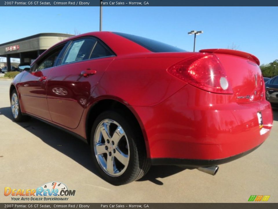 2007 Pontiac G6 GT Sedan Crimson Red / Ebony Photo #2