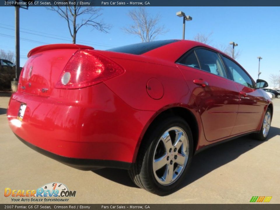 2007 Pontiac G6 GT Sedan Crimson Red / Ebony Photo #3