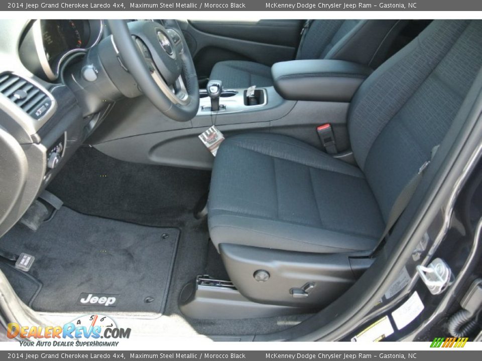 2014 Jeep Grand Cherokee Laredo 4x4 Maximum Steel Metallic / Morocco Black Photo #8