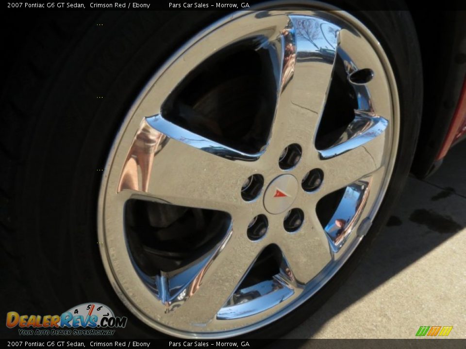 2007 Pontiac G6 GT Sedan Crimson Red / Ebony Photo #5