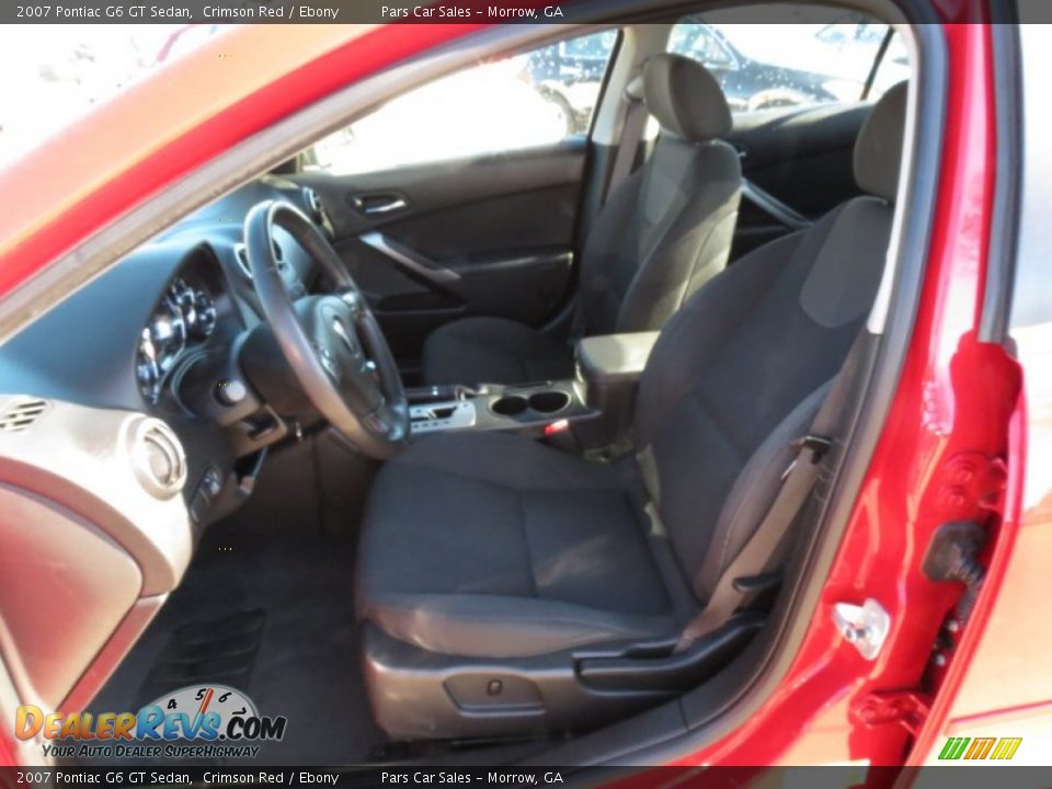 2007 Pontiac G6 GT Sedan Crimson Red / Ebony Photo #6