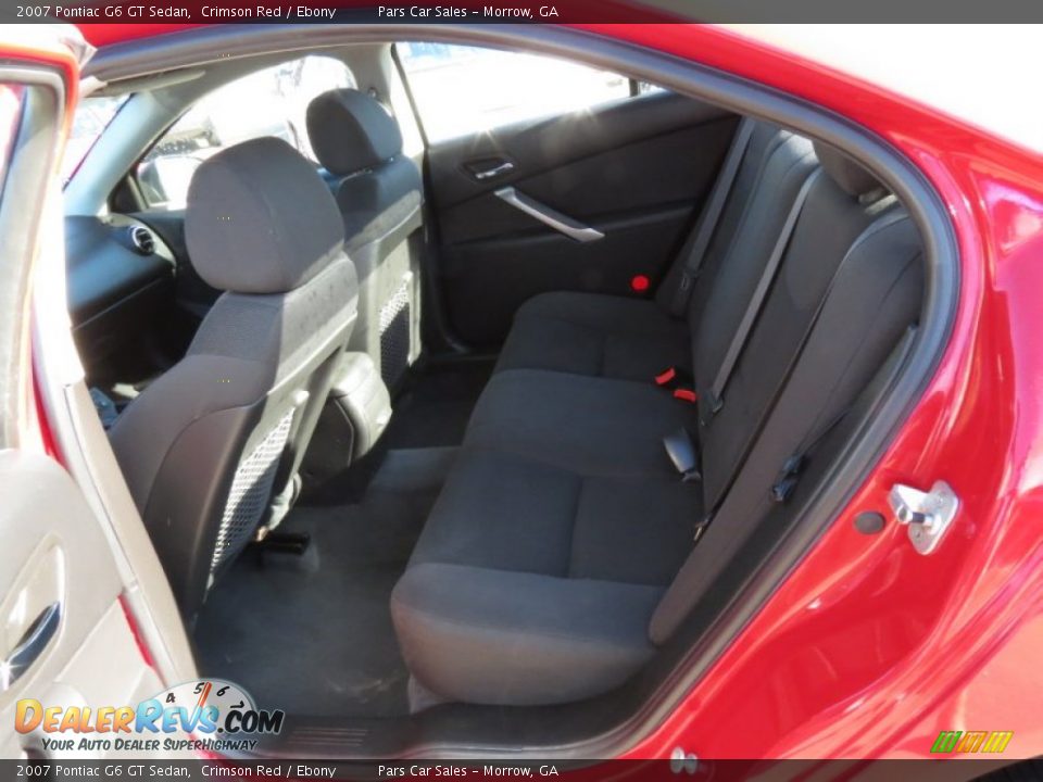 2007 Pontiac G6 GT Sedan Crimson Red / Ebony Photo #8