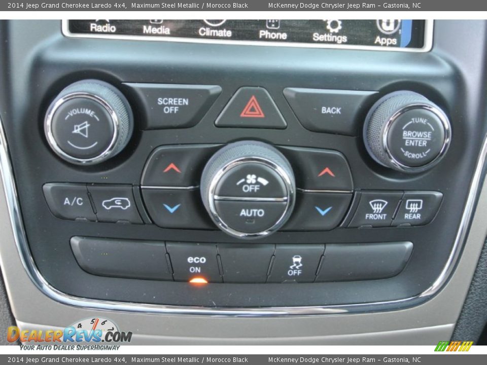 2014 Jeep Grand Cherokee Laredo 4x4 Maximum Steel Metallic / Morocco Black Photo #11