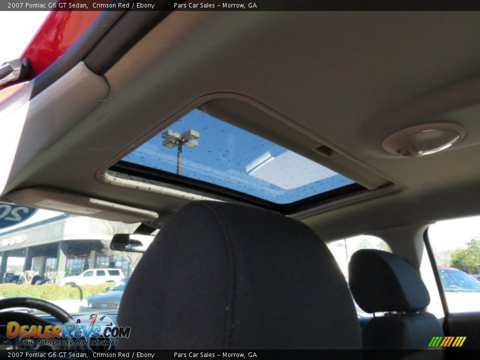 2007 Pontiac G6 GT Sedan Crimson Red / Ebony Photo #9