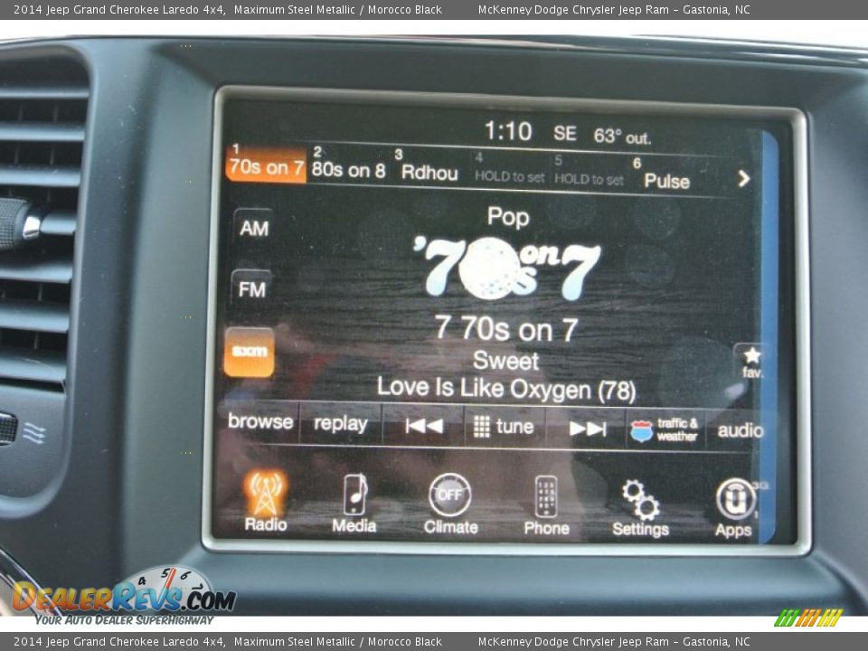 2014 Jeep Grand Cherokee Laredo 4x4 Maximum Steel Metallic / Morocco Black Photo #12