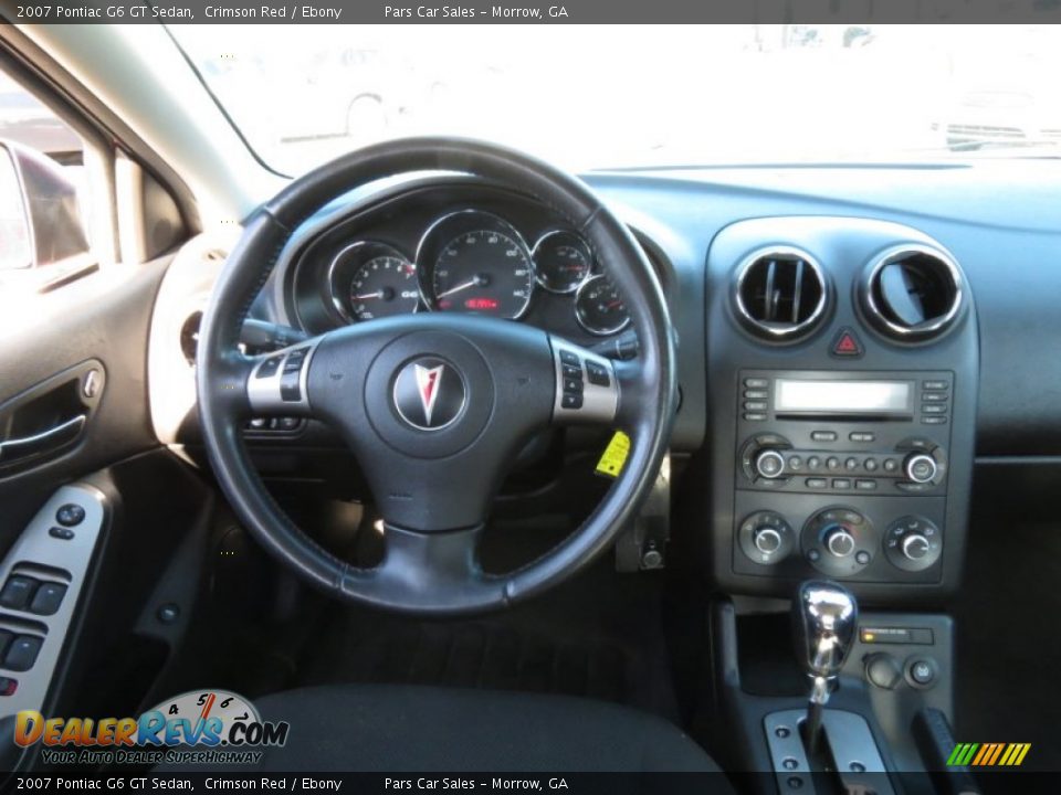 2007 Pontiac G6 GT Sedan Crimson Red / Ebony Photo #10