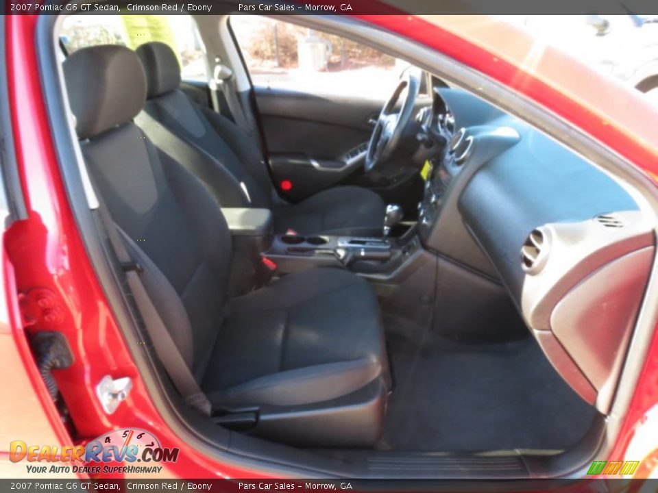 2007 Pontiac G6 GT Sedan Crimson Red / Ebony Photo #13