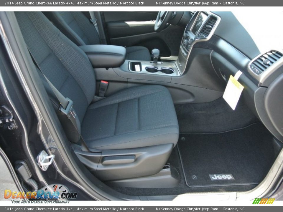 2014 Jeep Grand Cherokee Laredo 4x4 Maximum Steel Metallic / Morocco Black Photo #18