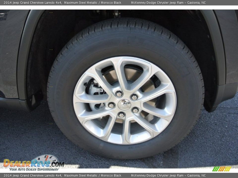 2014 Jeep Grand Cherokee Laredo 4x4 Maximum Steel Metallic / Morocco Black Photo #20