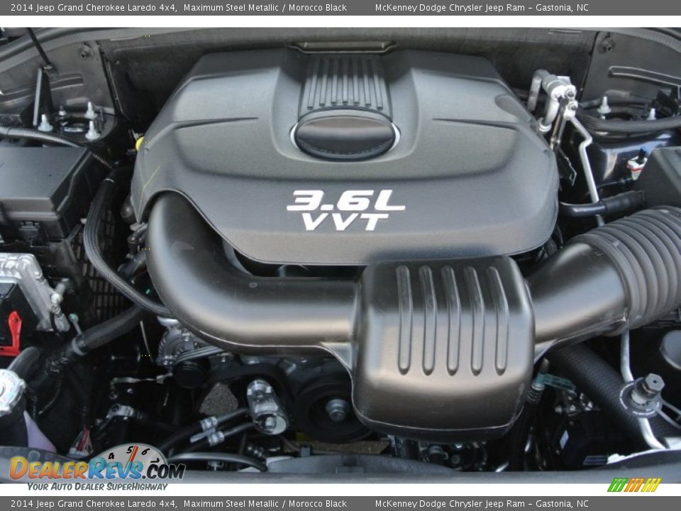 2014 Jeep Grand Cherokee Laredo 4x4 Maximum Steel Metallic / Morocco Black Photo #21