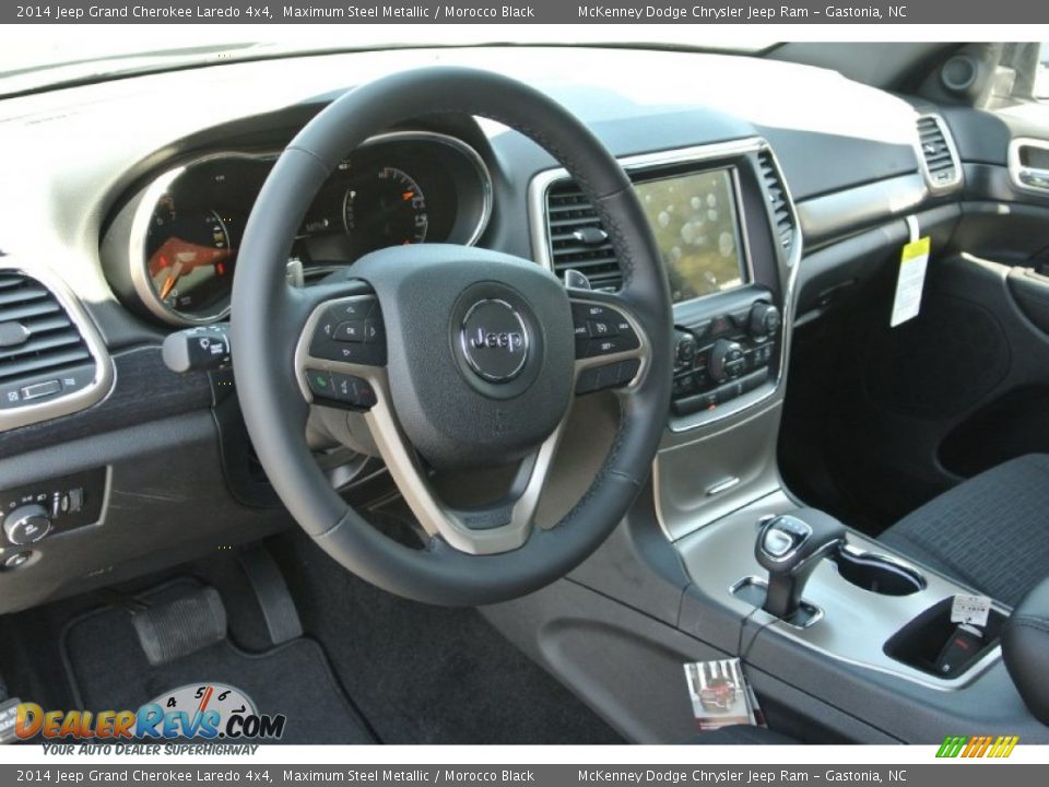 2014 Jeep Grand Cherokee Laredo 4x4 Maximum Steel Metallic / Morocco Black Photo #22