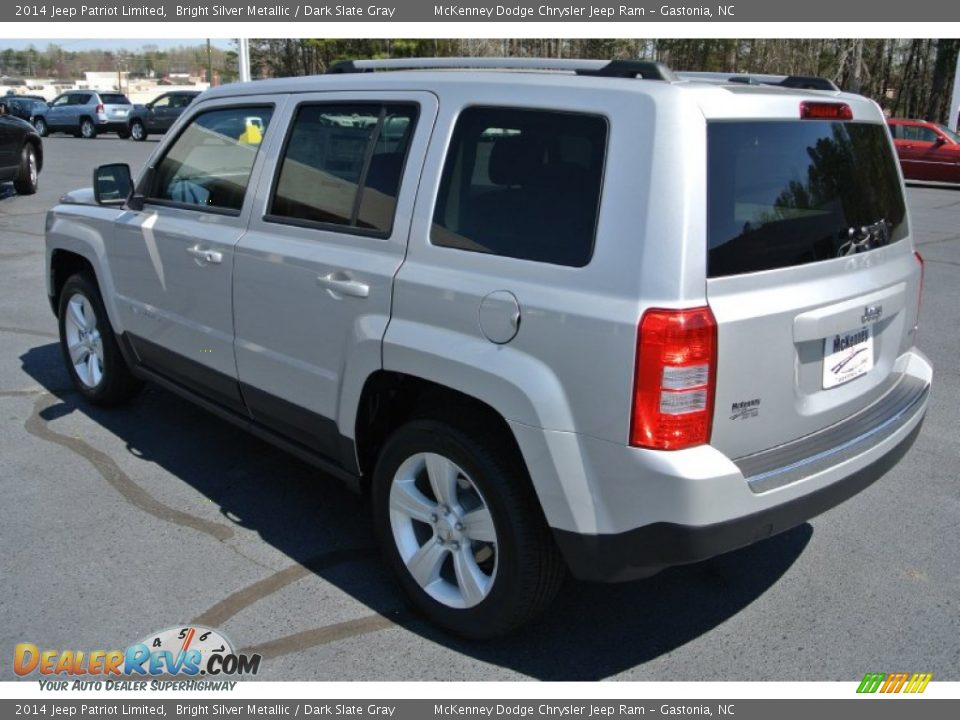 2014 Jeep Patriot Limited Bright Silver Metallic / Dark Slate Gray Photo #4