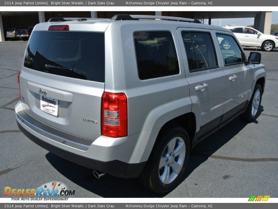 2014 Jeep Patriot Limited Bright Silver Metallic / Dark Slate Gray Photo #5