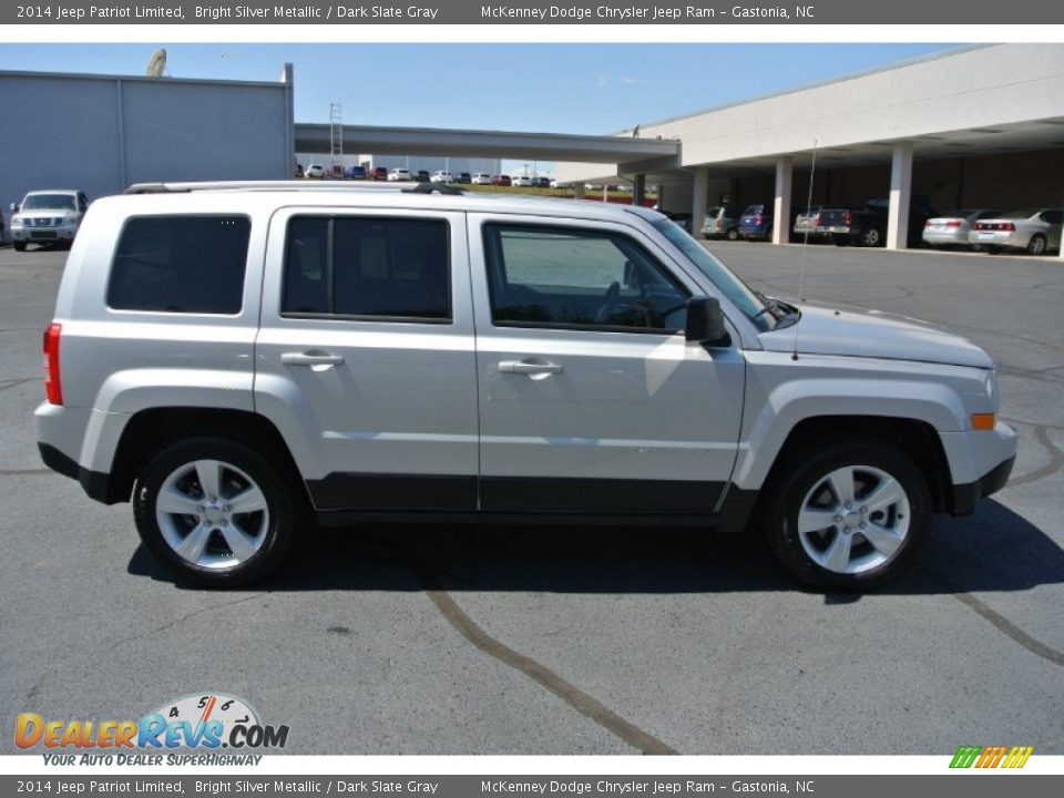 2014 Jeep Patriot Limited Bright Silver Metallic / Dark Slate Gray Photo #6