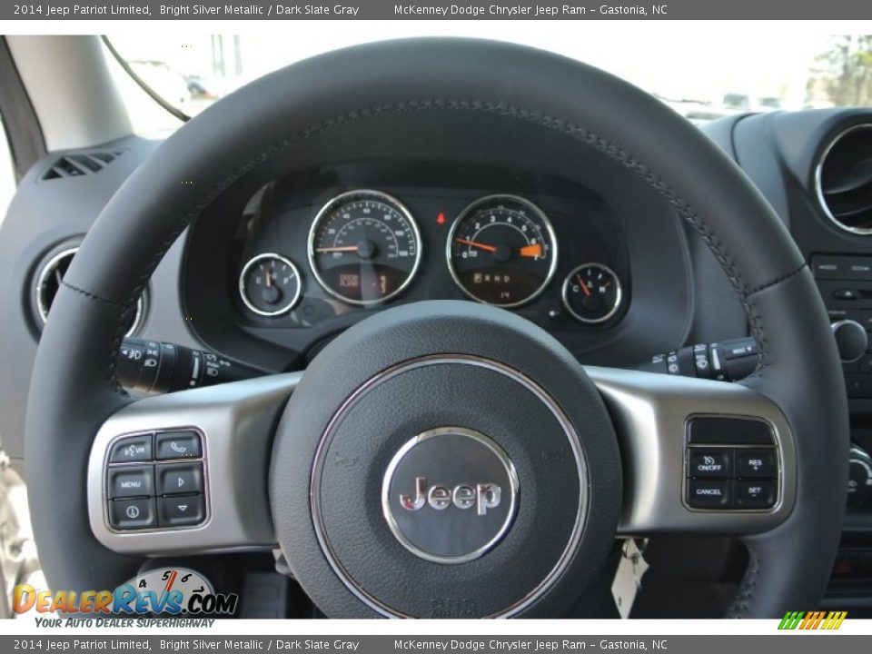 2014 Jeep Patriot Limited Bright Silver Metallic / Dark Slate Gray Photo #15