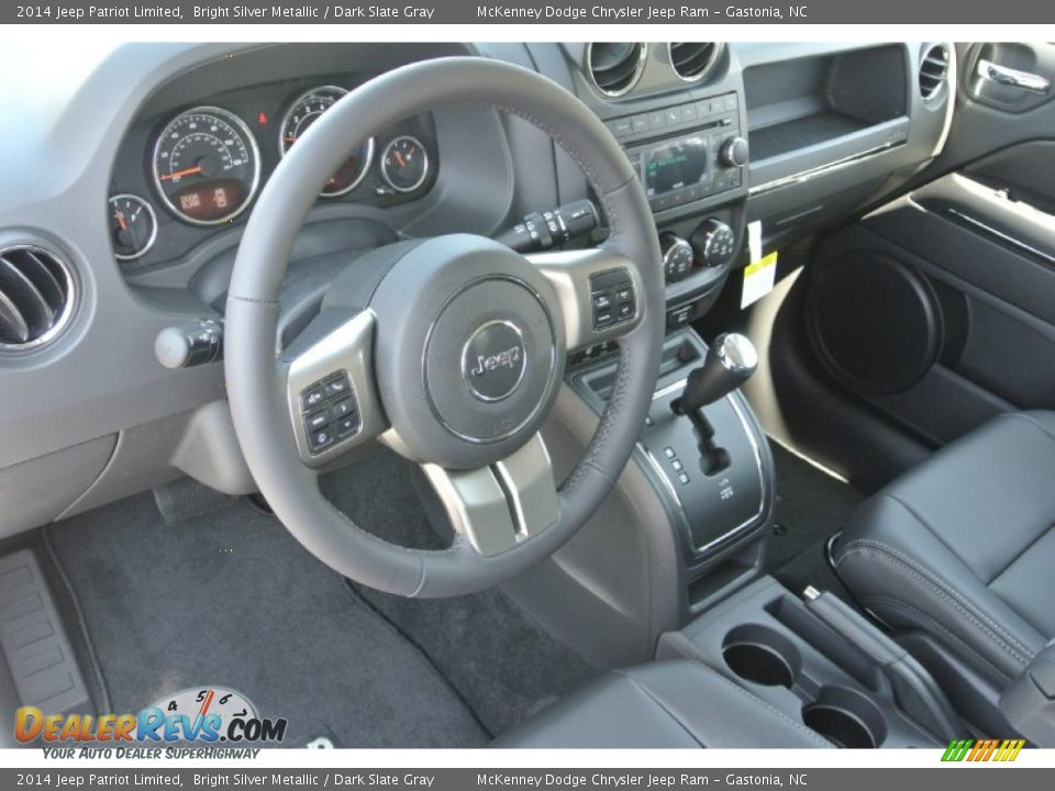 2014 Jeep Patriot Limited Bright Silver Metallic / Dark Slate Gray Photo #24