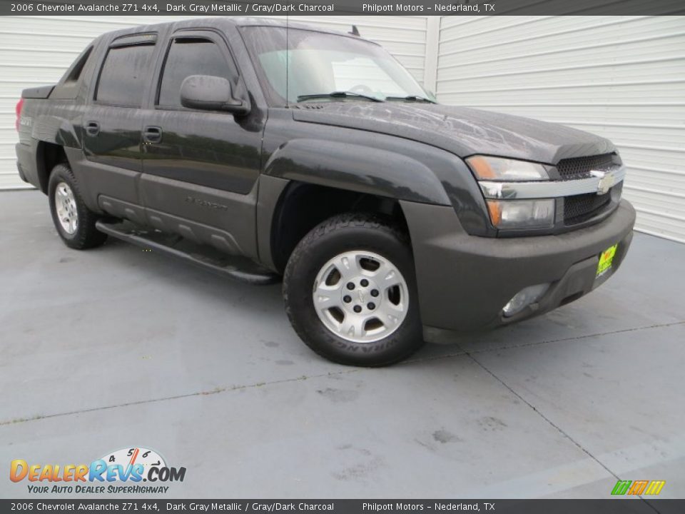 2006 Chevrolet Avalanche Z71 4x4 Dark Gray Metallic / Gray/Dark Charcoal Photo #1