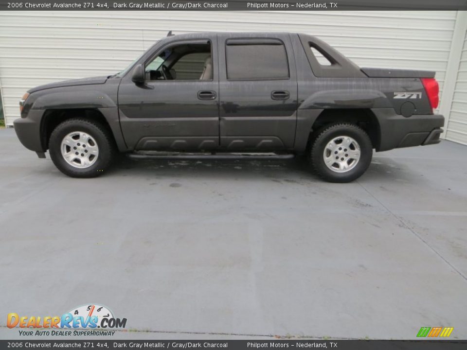 2006 Chevrolet Avalanche Z71 4x4 Dark Gray Metallic / Gray/Dark Charcoal Photo #6