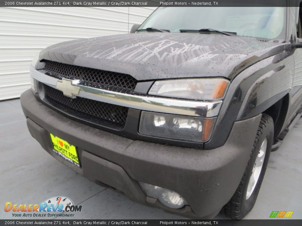 2006 Chevrolet Avalanche Z71 4x4 Dark Gray Metallic / Gray/Dark Charcoal Photo #10
