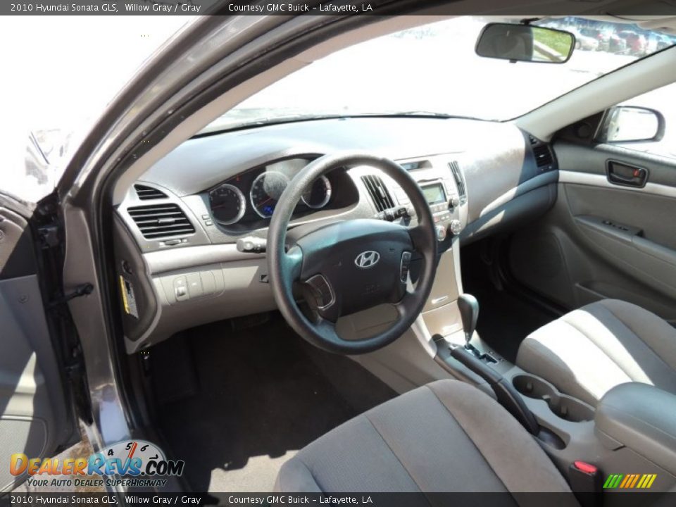2010 Hyundai Sonata GLS Willow Gray / Gray Photo #12