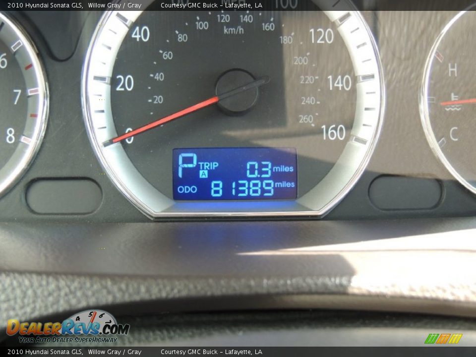 2010 Hyundai Sonata GLS Willow Gray / Gray Photo #16