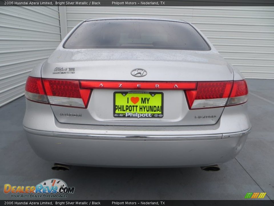 2006 Hyundai Azera Limited Bright Silver Metallic / Black Photo #5
