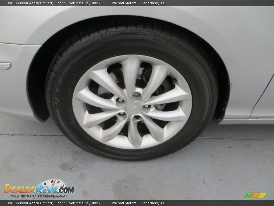 2006 Hyundai Azera Limited Bright Silver Metallic / Black Photo #11
