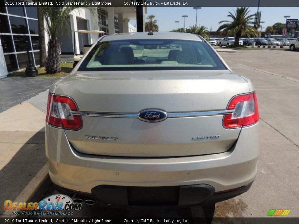 2010 Ford Taurus Limited Gold Leaf Metallic / Light Stone Photo #3