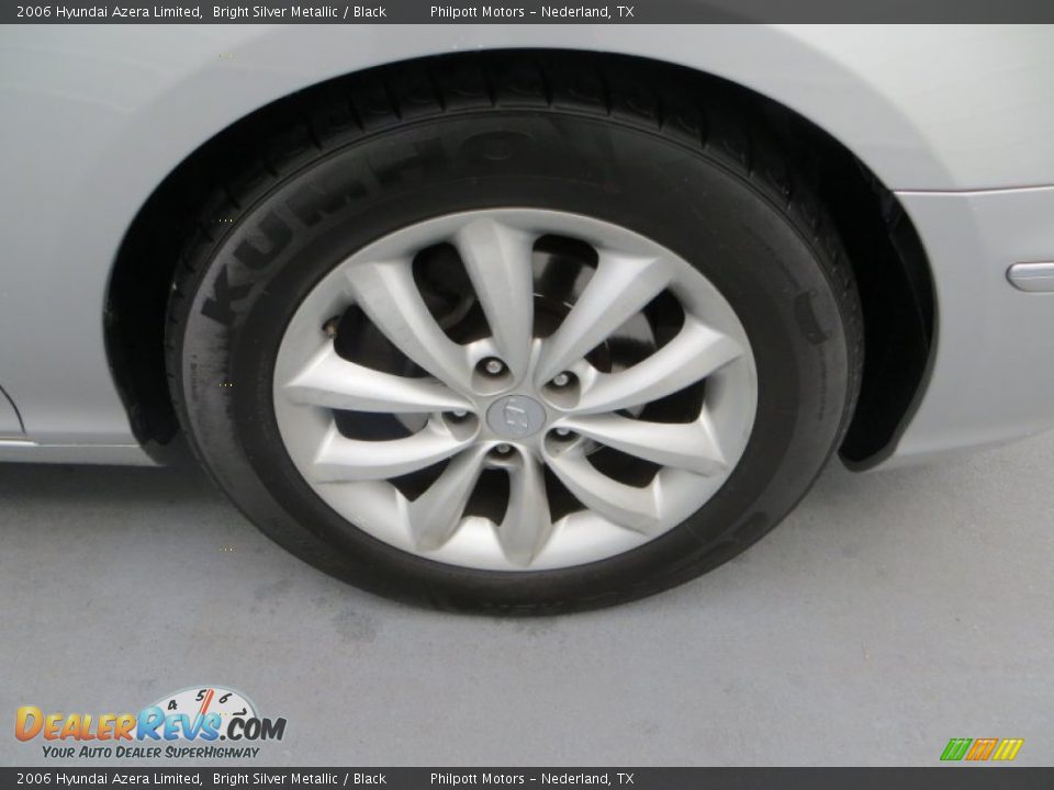 2006 Hyundai Azera Limited Bright Silver Metallic / Black Photo #14