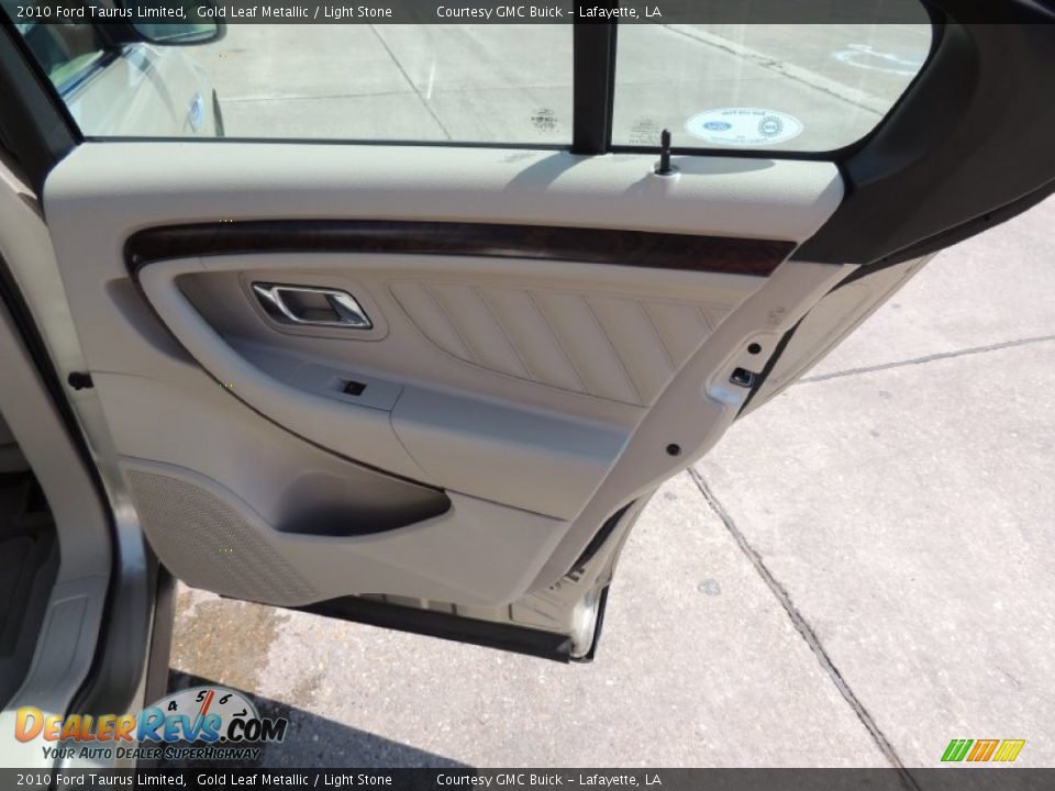 2010 Ford Taurus Limited Gold Leaf Metallic / Light Stone Photo #9