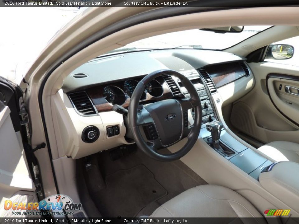 2010 Ford Taurus Limited Gold Leaf Metallic / Light Stone Photo #12