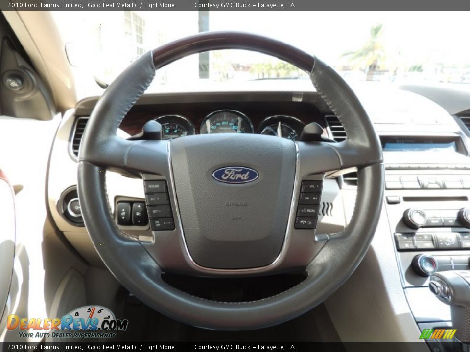 2010 Ford Taurus Limited Gold Leaf Metallic / Light Stone Photo #14