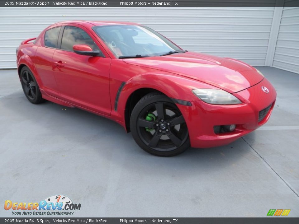 2005 Mazda RX-8 Sport Velocity Red Mica / Black/Red Photo #2