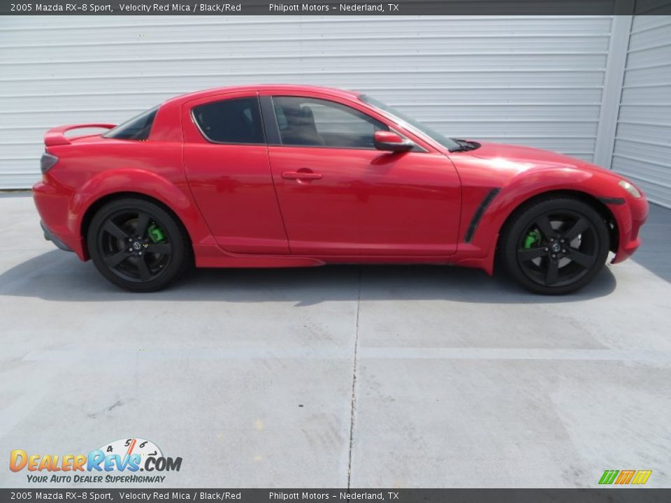 2005 Mazda RX-8 Sport Velocity Red Mica / Black/Red Photo #3